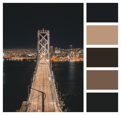 Oakland San Francisco Bay Bridge Image